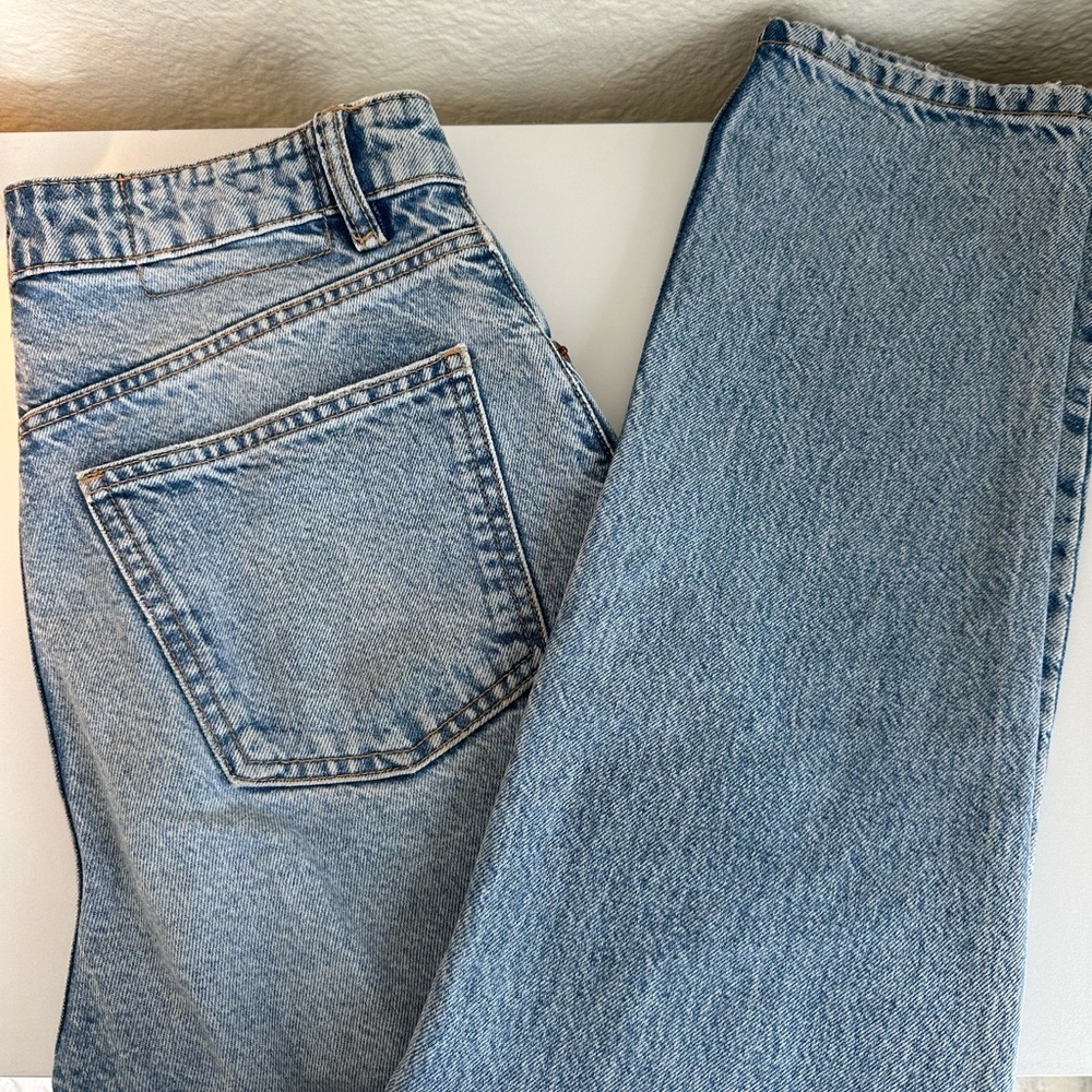 Zara Classic Blue Denim Jeans straight leg